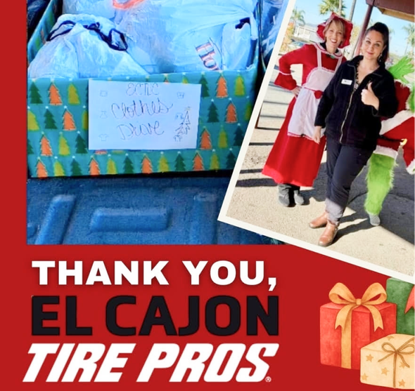 Xmas Donations | El Cajon Tire Pros