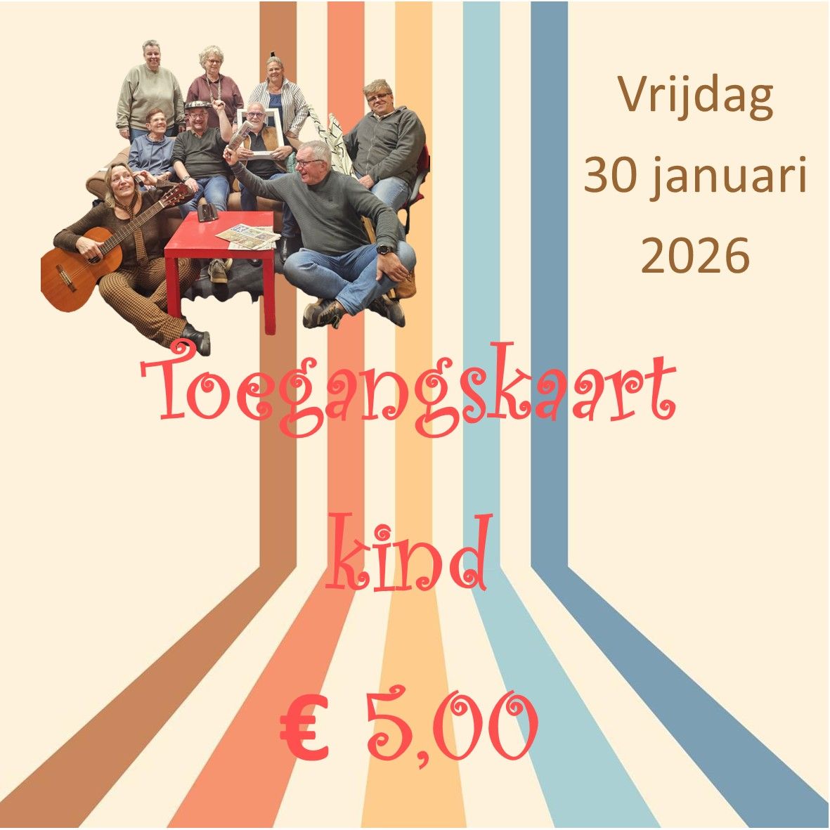 Toegangskaart De Reilanders kind vrijdag 30 januari 2026