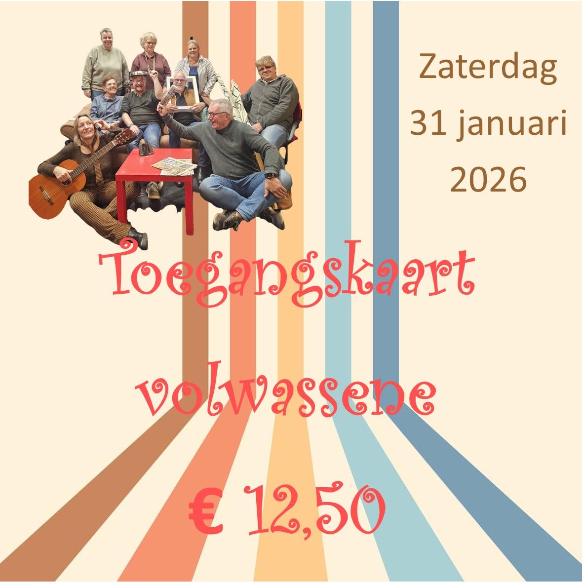 Toegangskaart De Reilanders volwassene zaterdag 31 januari 2026