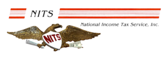 Logo of National Income Tax Service, Inc. with address and contact info in Mitchellville, MD.