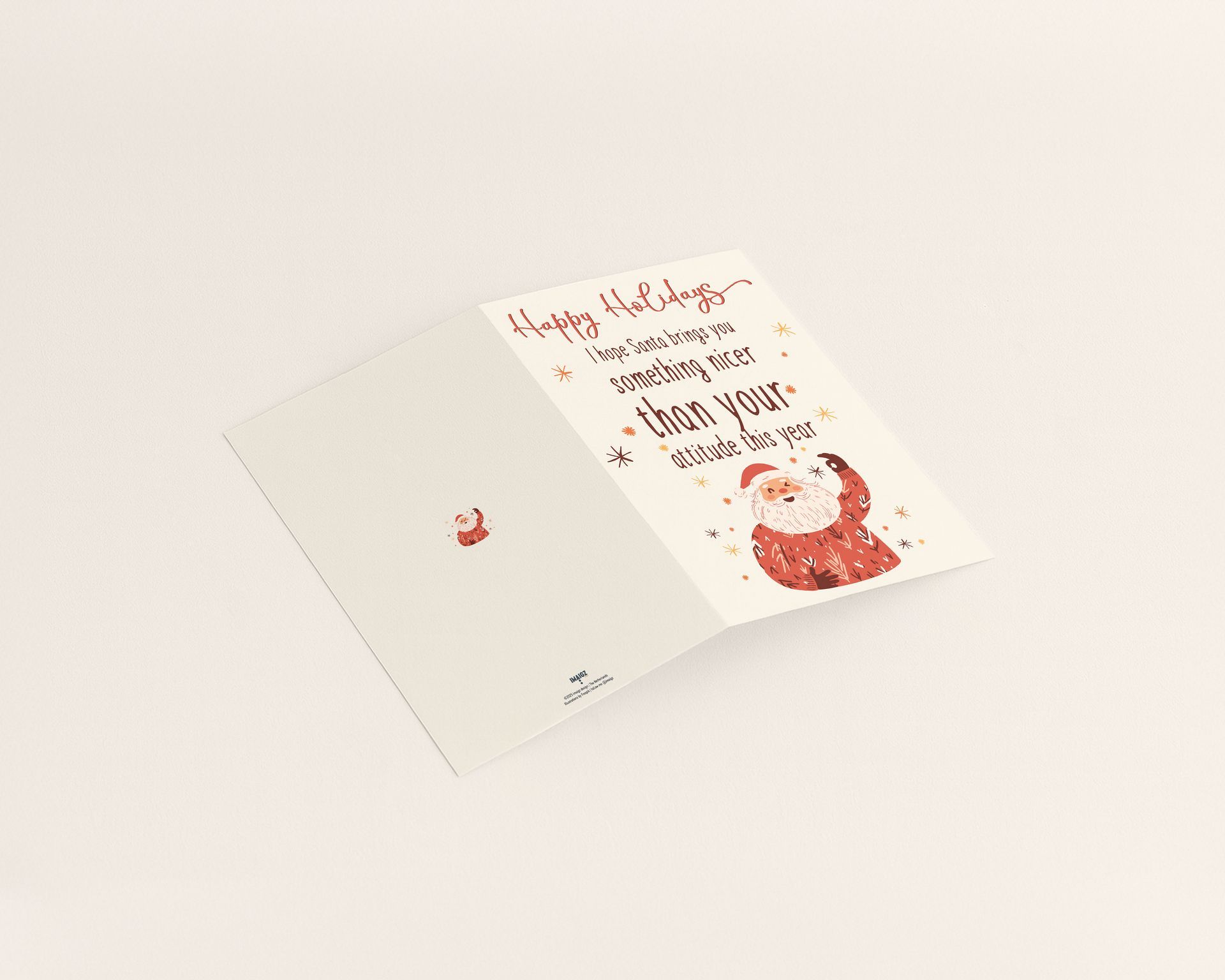 Card with an attitude