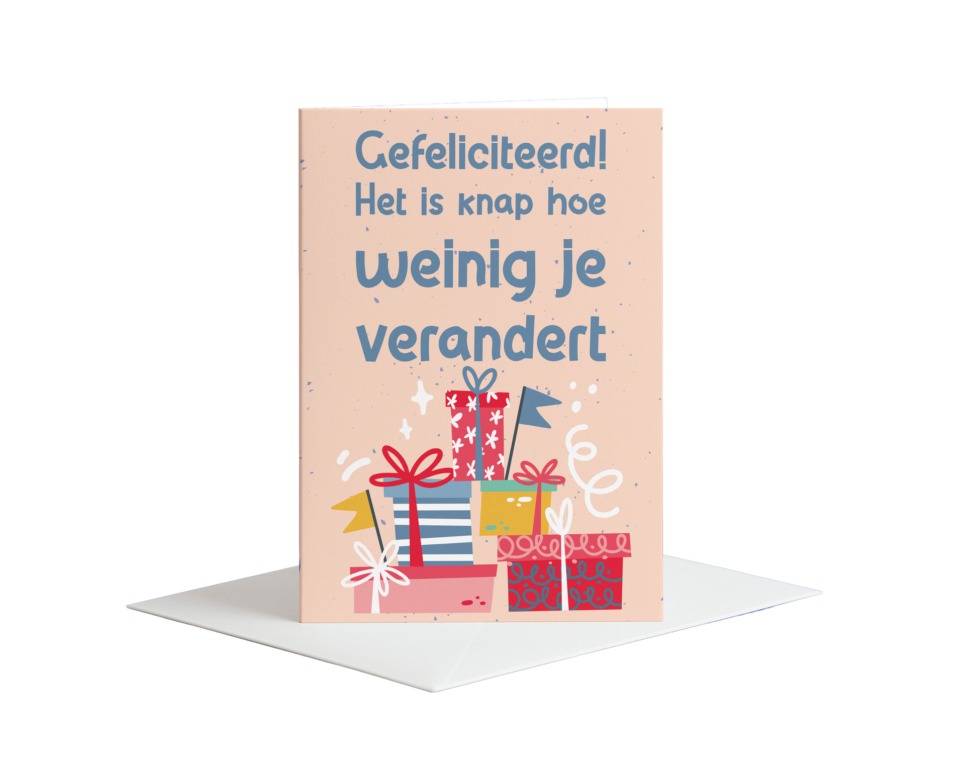 Voorbeeldkaart met tekst.