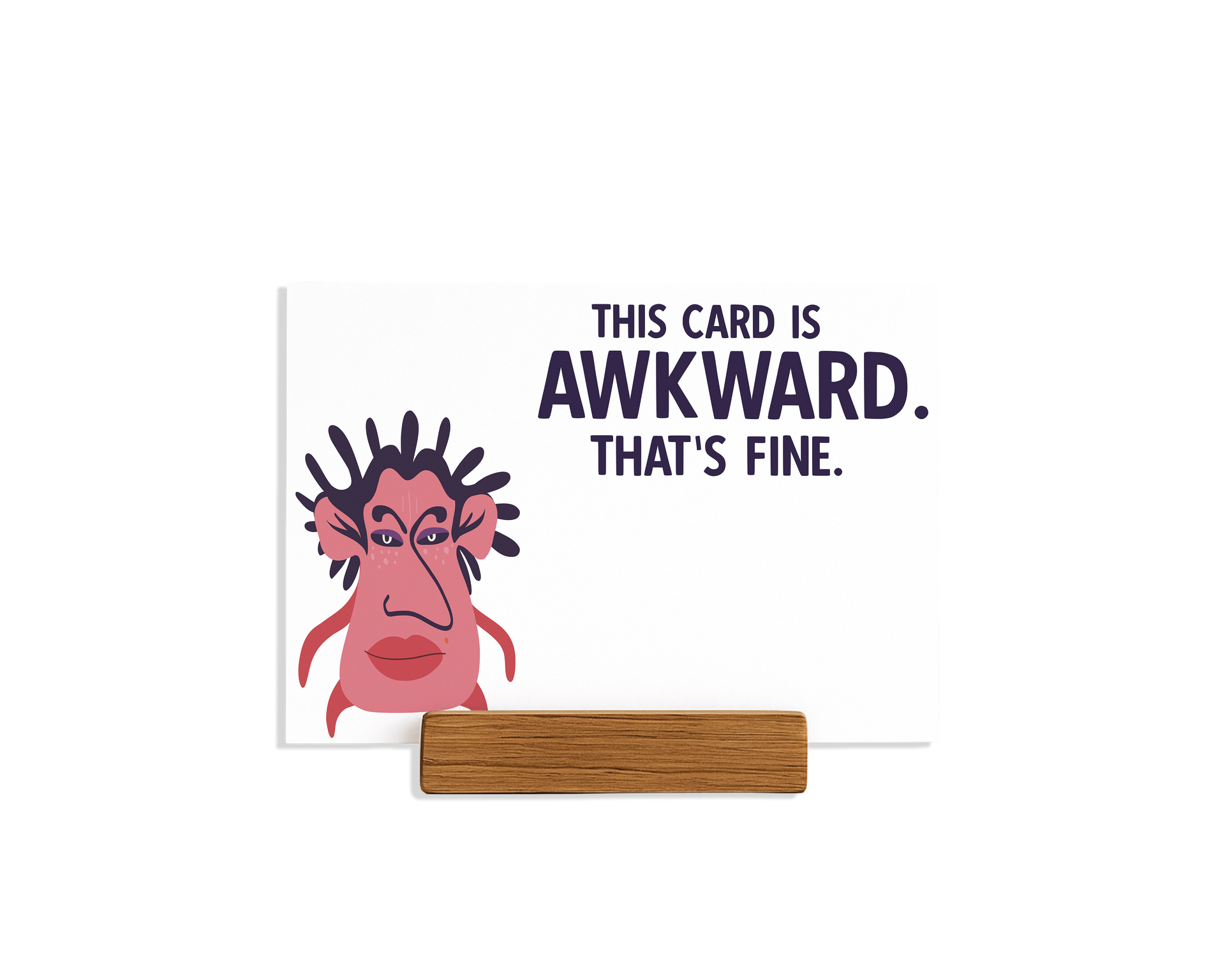 Wenskaart met de tekst