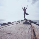 Person Doing Yoga