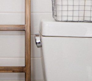 Toilet Tank And Flush Handle