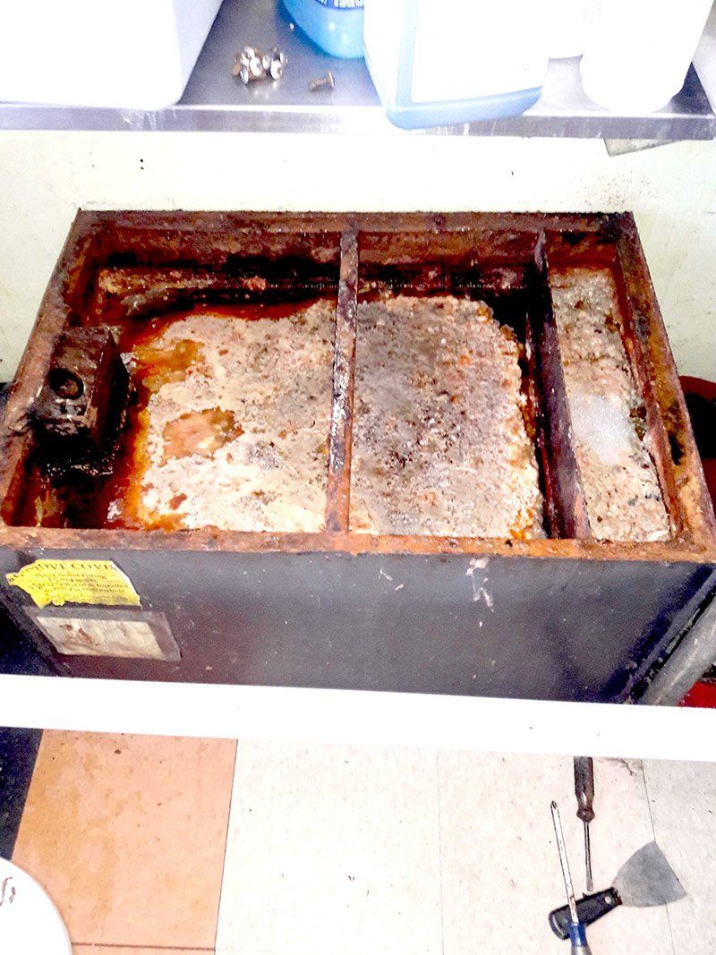 full grease trap