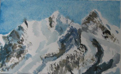 Berglandschap 2 24x15 cm