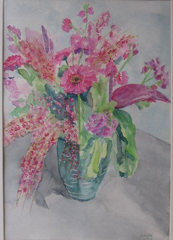 Eerste expositie boeket 60x80 cm