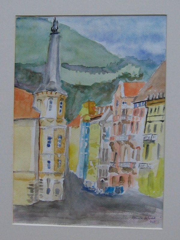 Merano 4, de hoofdstraat 66 x 51 cm