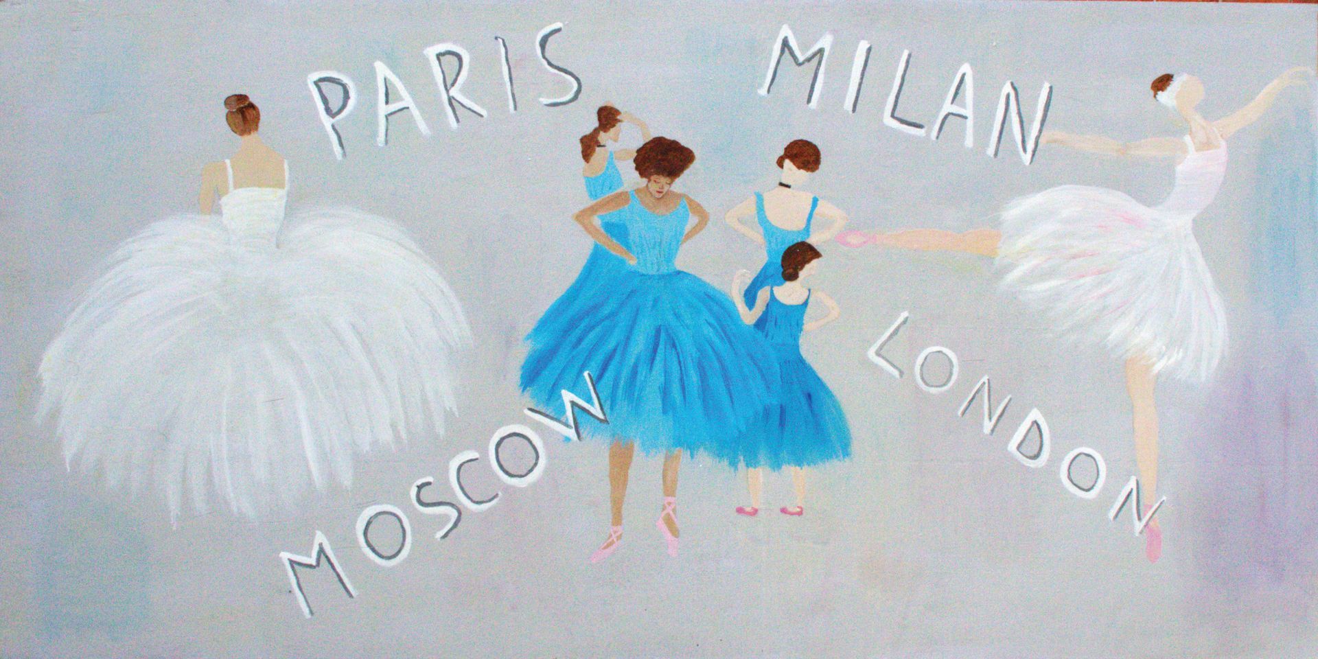 there are many different types of paintings in this collage .