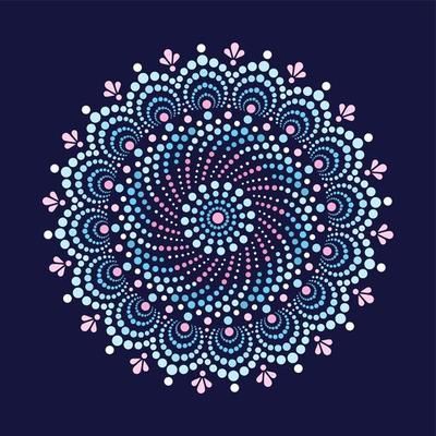 Dot art pattern