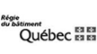 Un logo noir et blanc pour le québec est sur fond blanc.