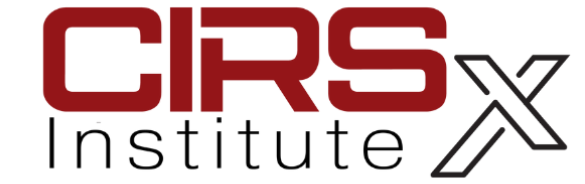 The logo for the cirsx institute is red and black