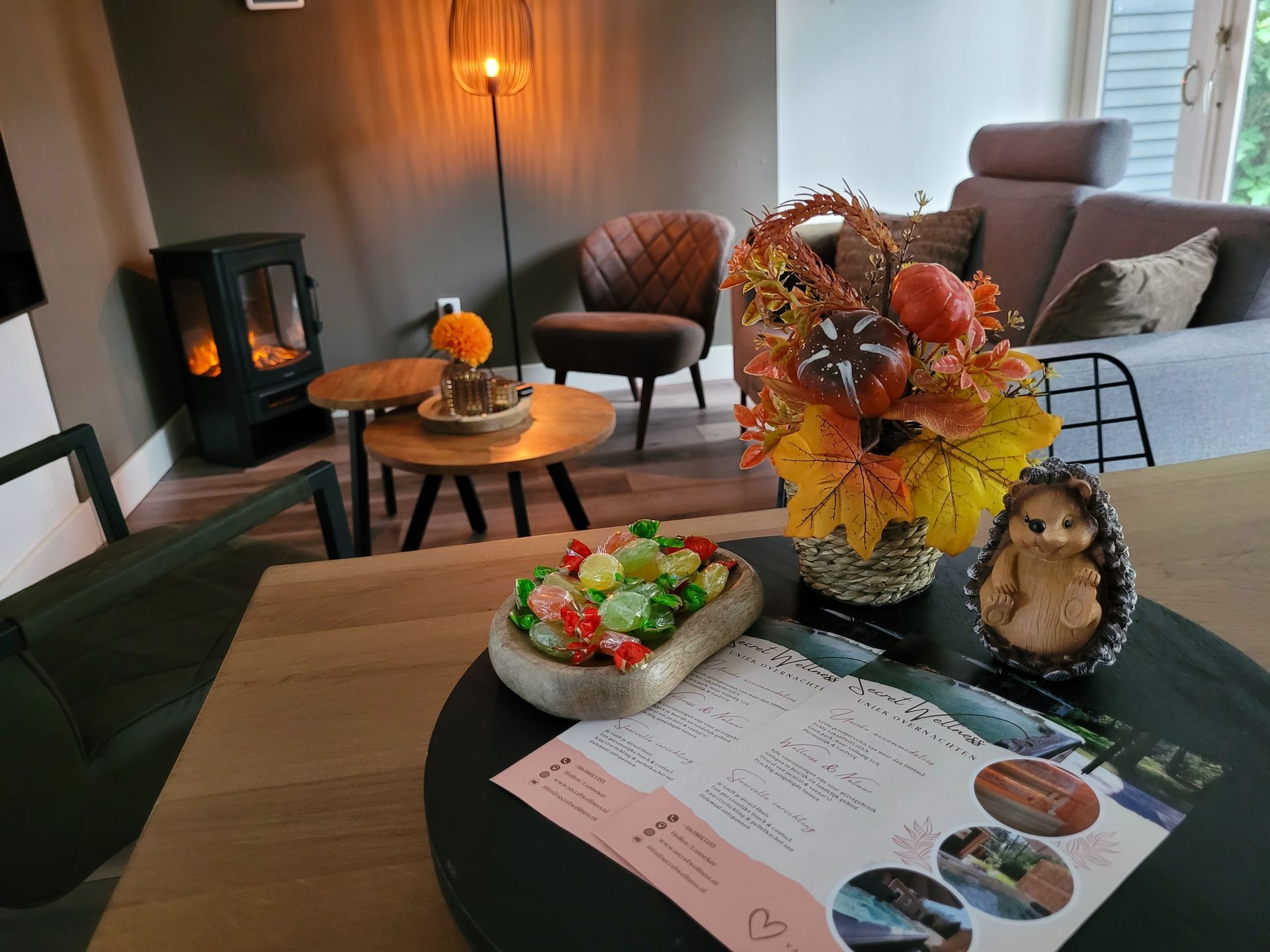 Secret Wellness Puur Natuur - Sfeerhaard - Eethoek - Woonkamer