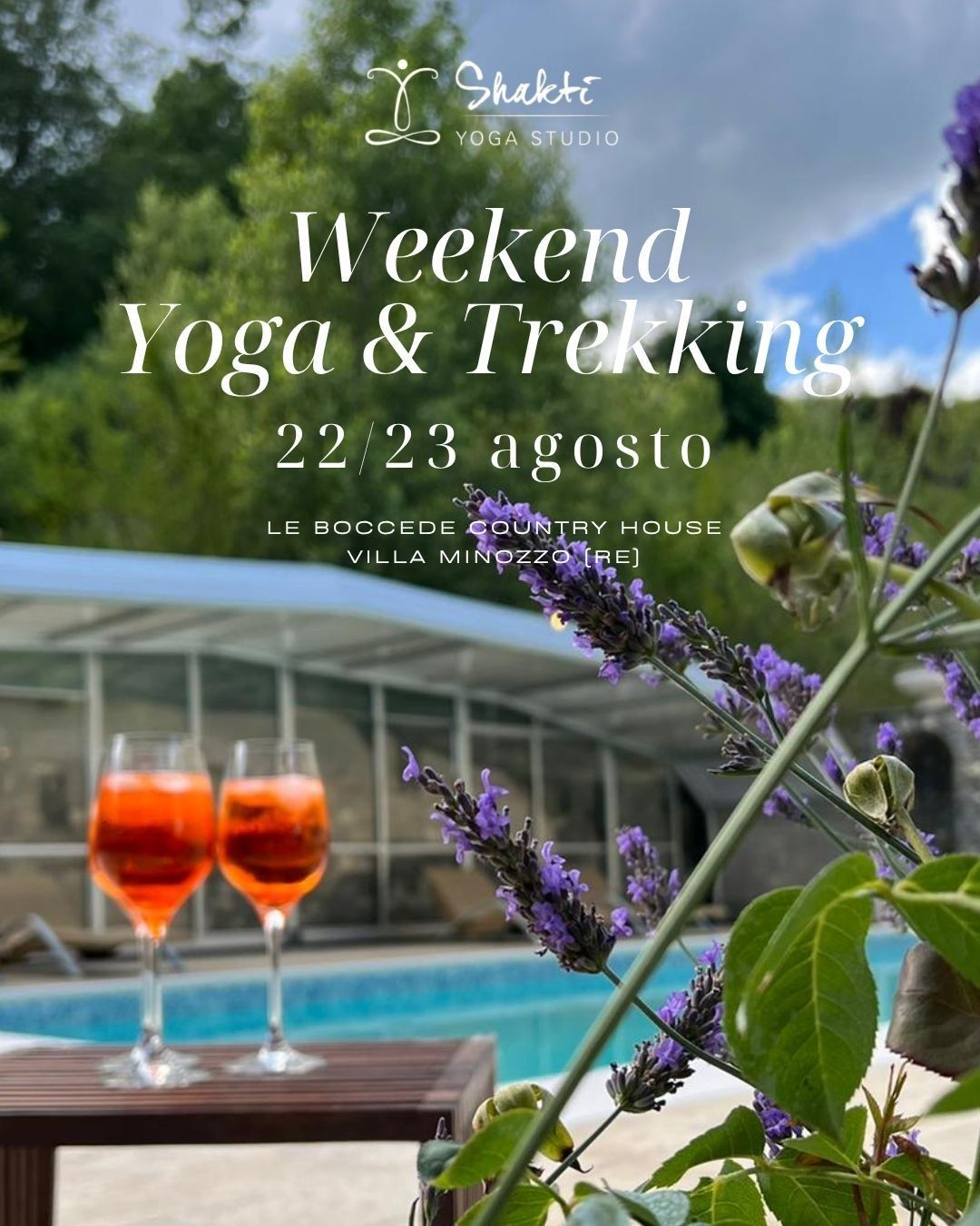 Lezione di Hatha e Yin Yoga con Shakti yoga Studio all'aperto
