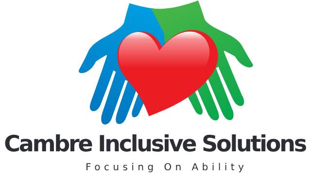 A logo for cambre inclusive solutions focusing on ability