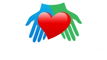 A pair of hands holding a red heart on a white background. Cambre Inclusive Solutions logo.