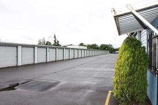 An empty storage unit with opened door - The Preferred Storage Facility in Eugene