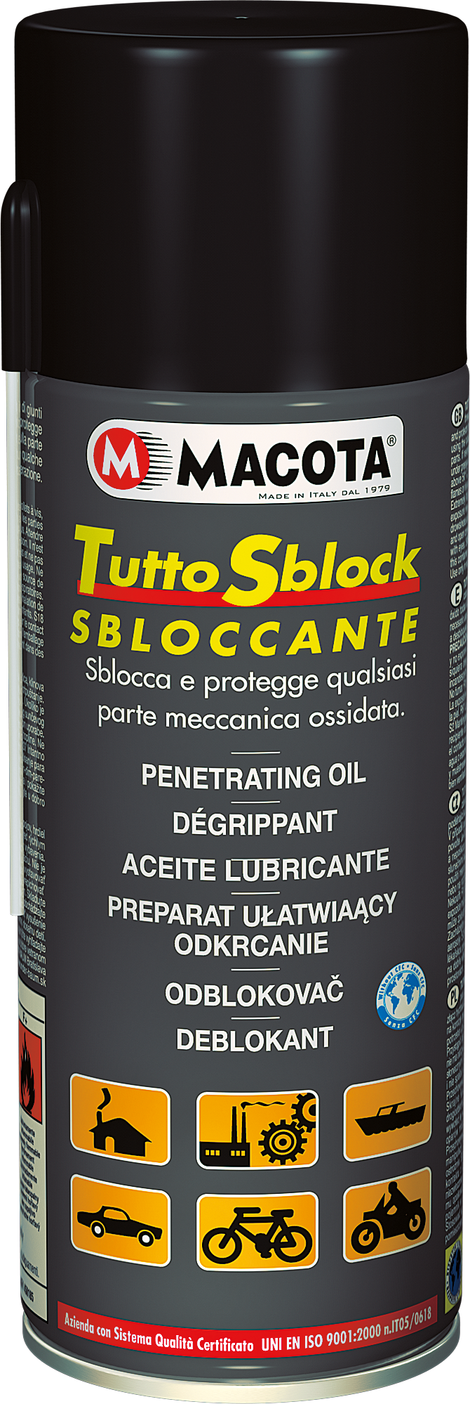 TUTTOSBLOCK: Sbloccante per parti meccaniche
