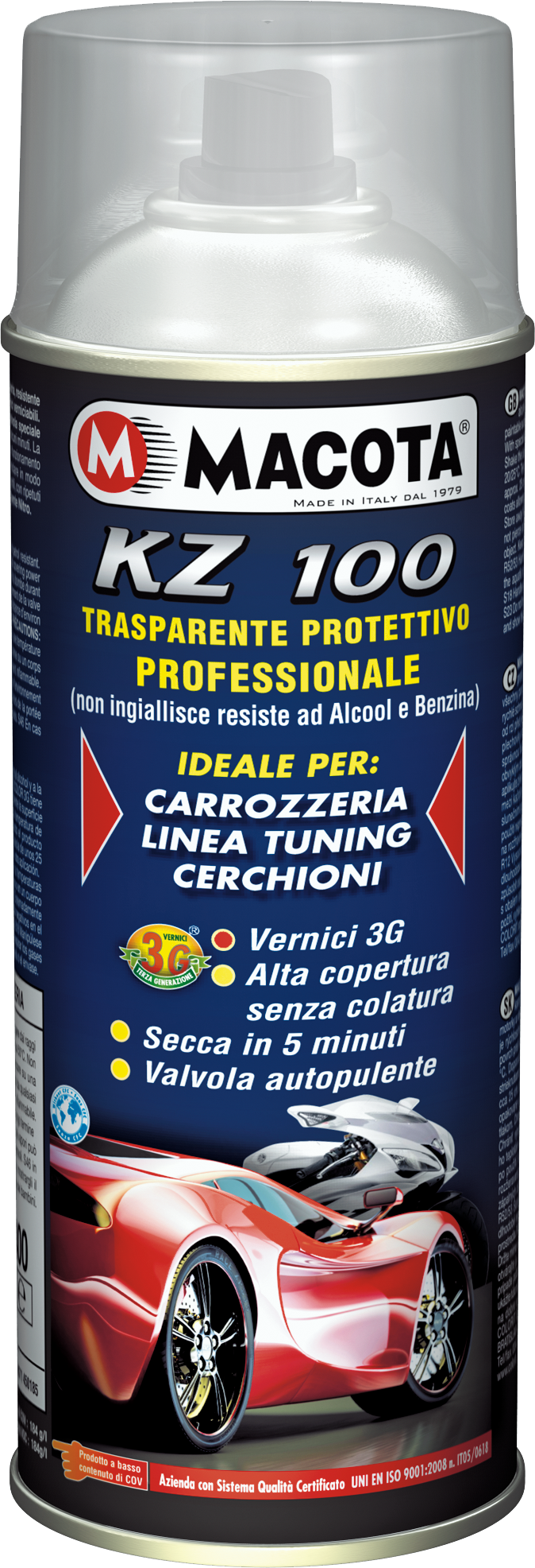 KZ100: Trasparente protettivo professionale 1K