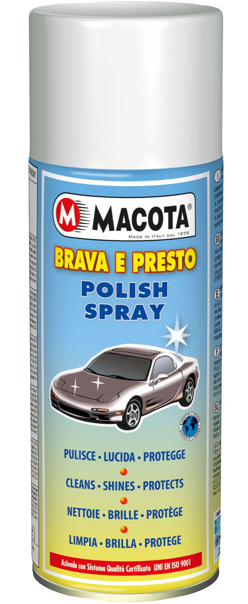 BRAVA: Cera spray per auto