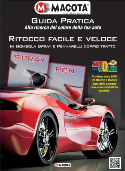 Catalogo spray auto Macota