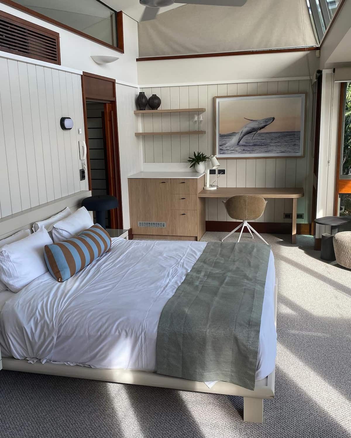 There is a Large Bed in the Middle of the Room — Coral Coast Building & Management in Cannon Valley, QLD