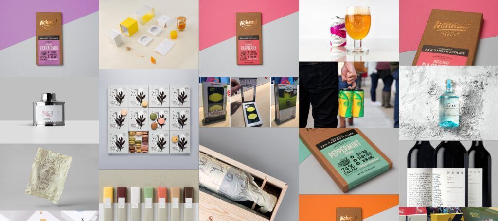 A collage of images of different types of products