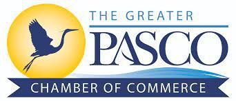 the logo for the greater pasco chamber of commerce