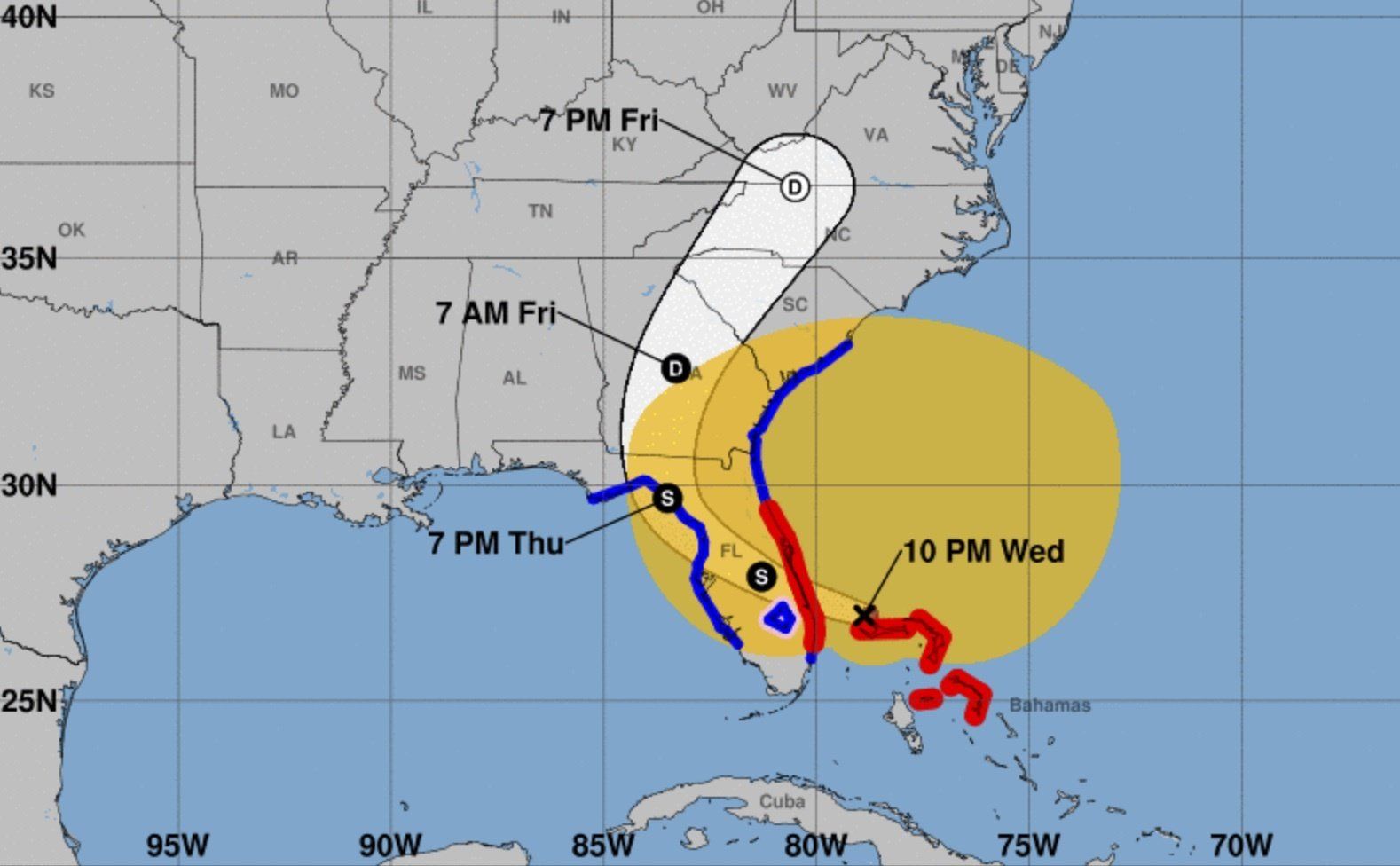 Hurricane Nicole Brings Wind Rain And Surge