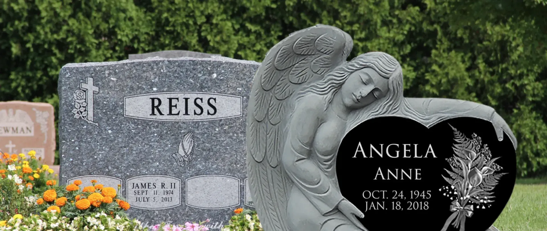 Black Monuments — Bellefontaine, OH — Buckeye Monument