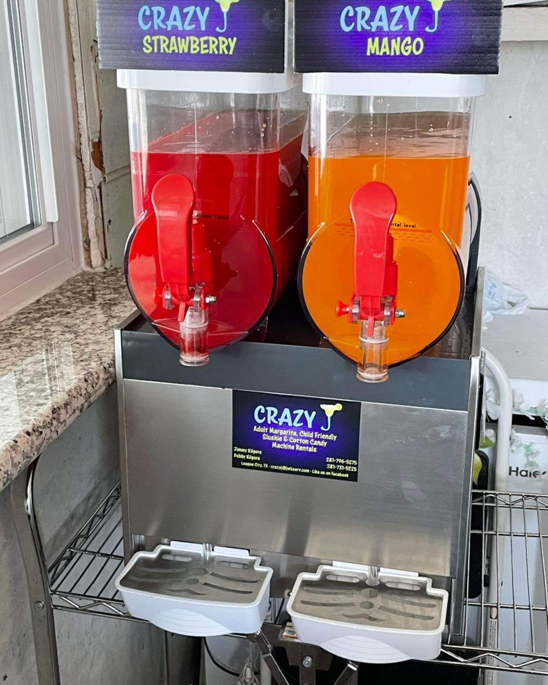 Margarita Machine Rentals in League City, TX Crazy J's Margarita Rental
