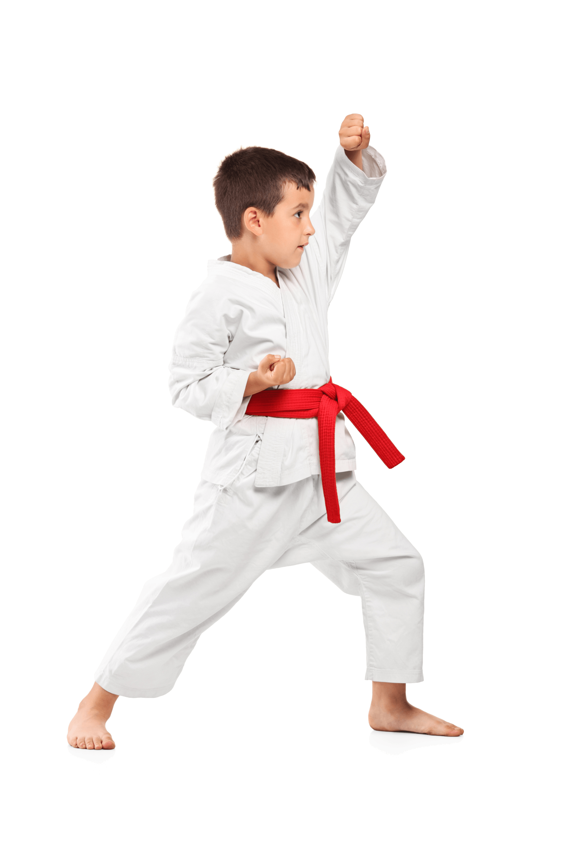 Image of child performing martial arts