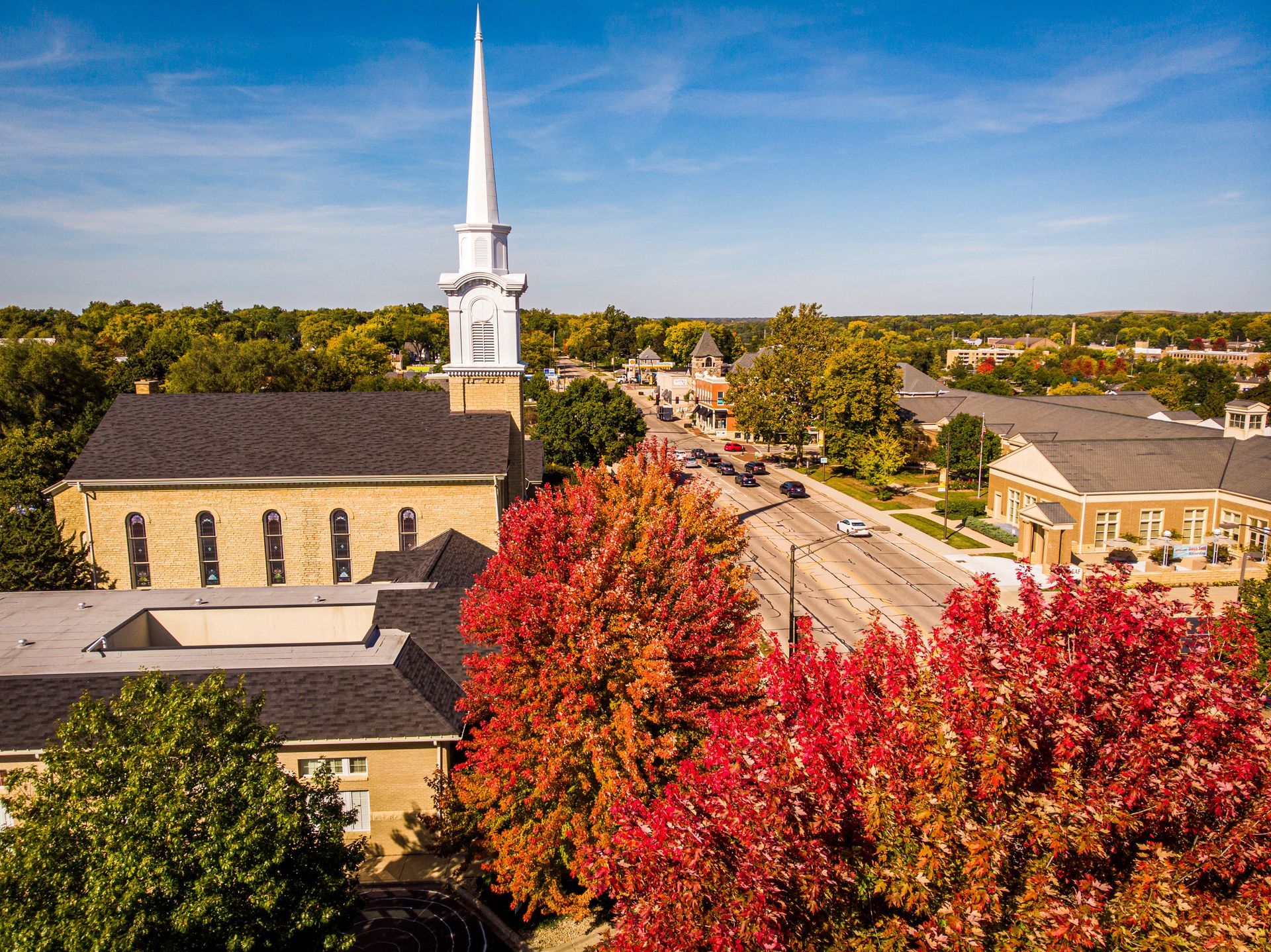 Fall Aerial View