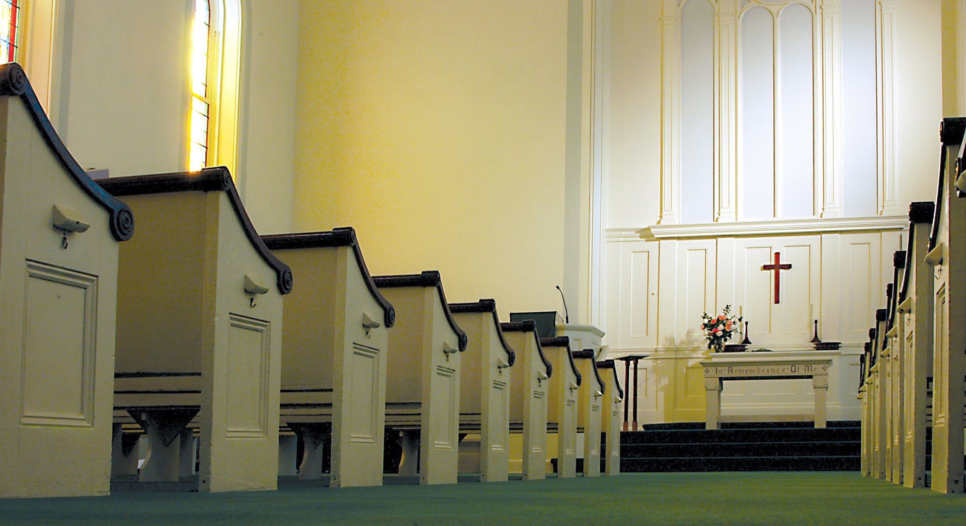 interior of Congregational Church of Batavia