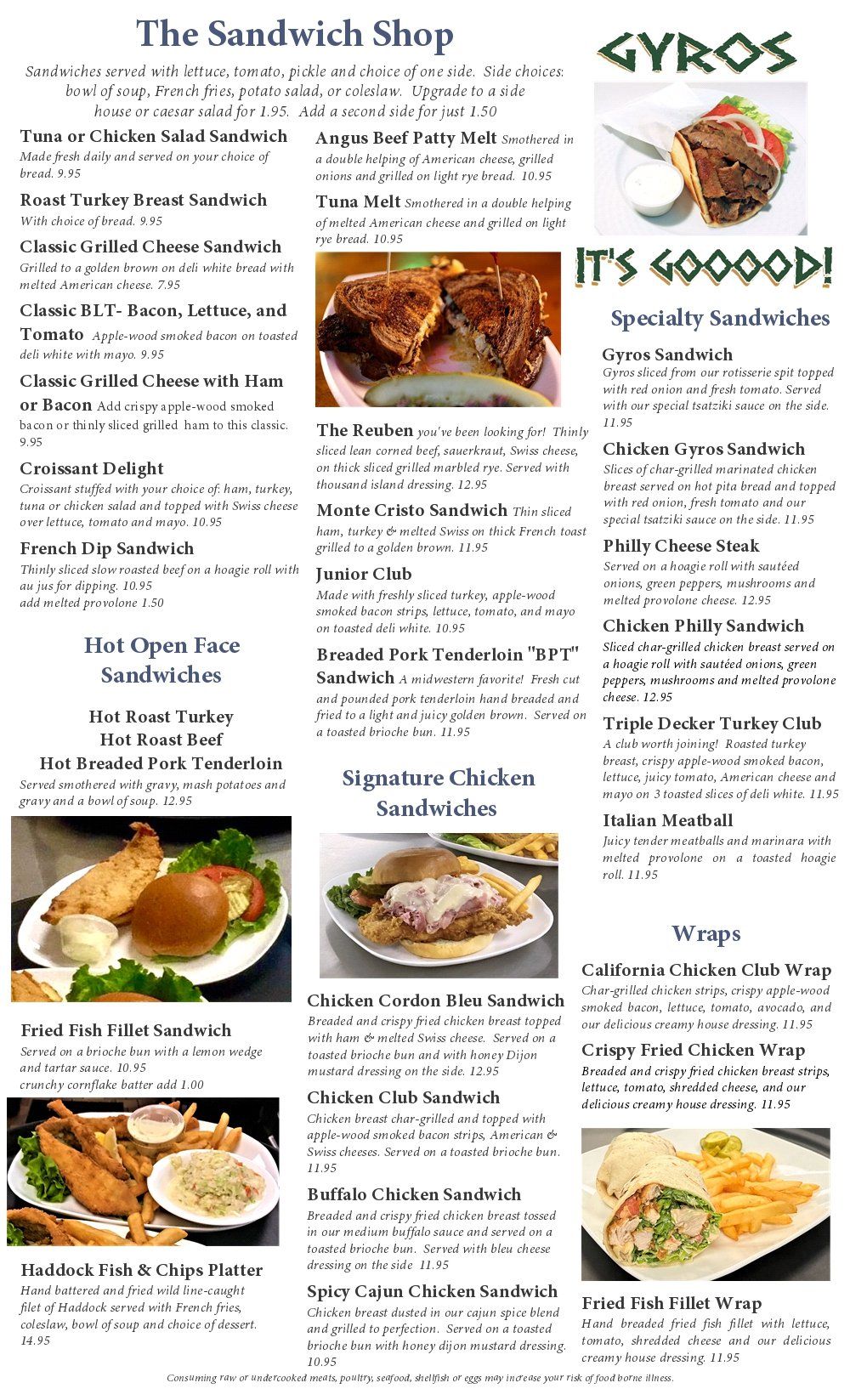 Menu | Summerlin Cafe