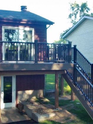 Deck with Rail McHenry IL