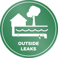 Alliance Leak Detection - Outside Leak Icon