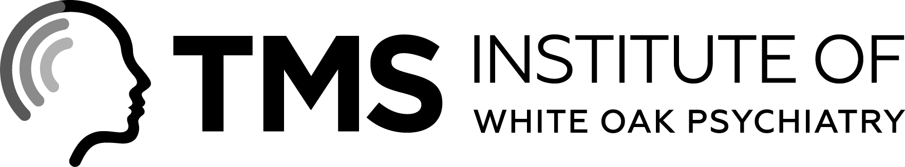 The logo for the tms institute of white oak psychiatry