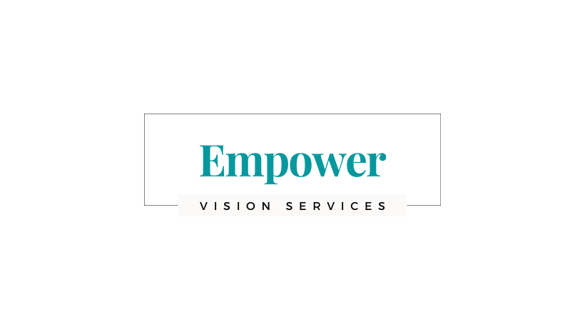 Logo for Empower Vision Services- the word 