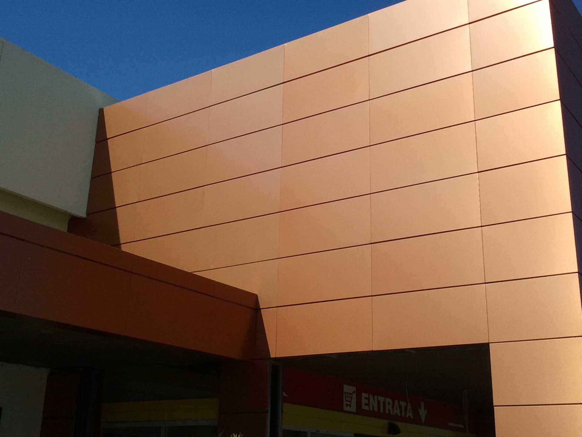 facciate in metallo