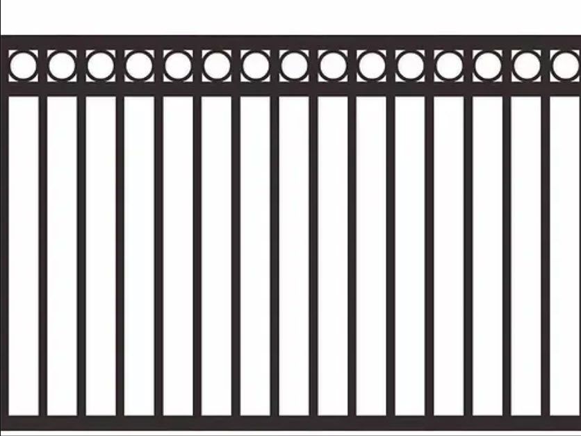 Ring Top Design Fence Panel