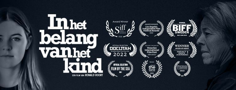 A poster for a movie called in het belang van het kind