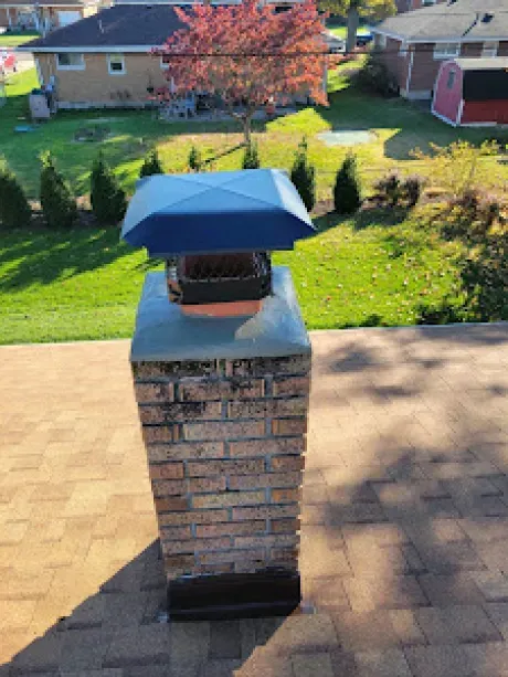 A residential roof installation in Hamilton, OH by Haubner Construction