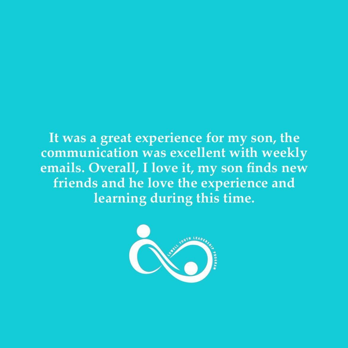 It was a great experience for my son the communication was excellent with weekly emails
