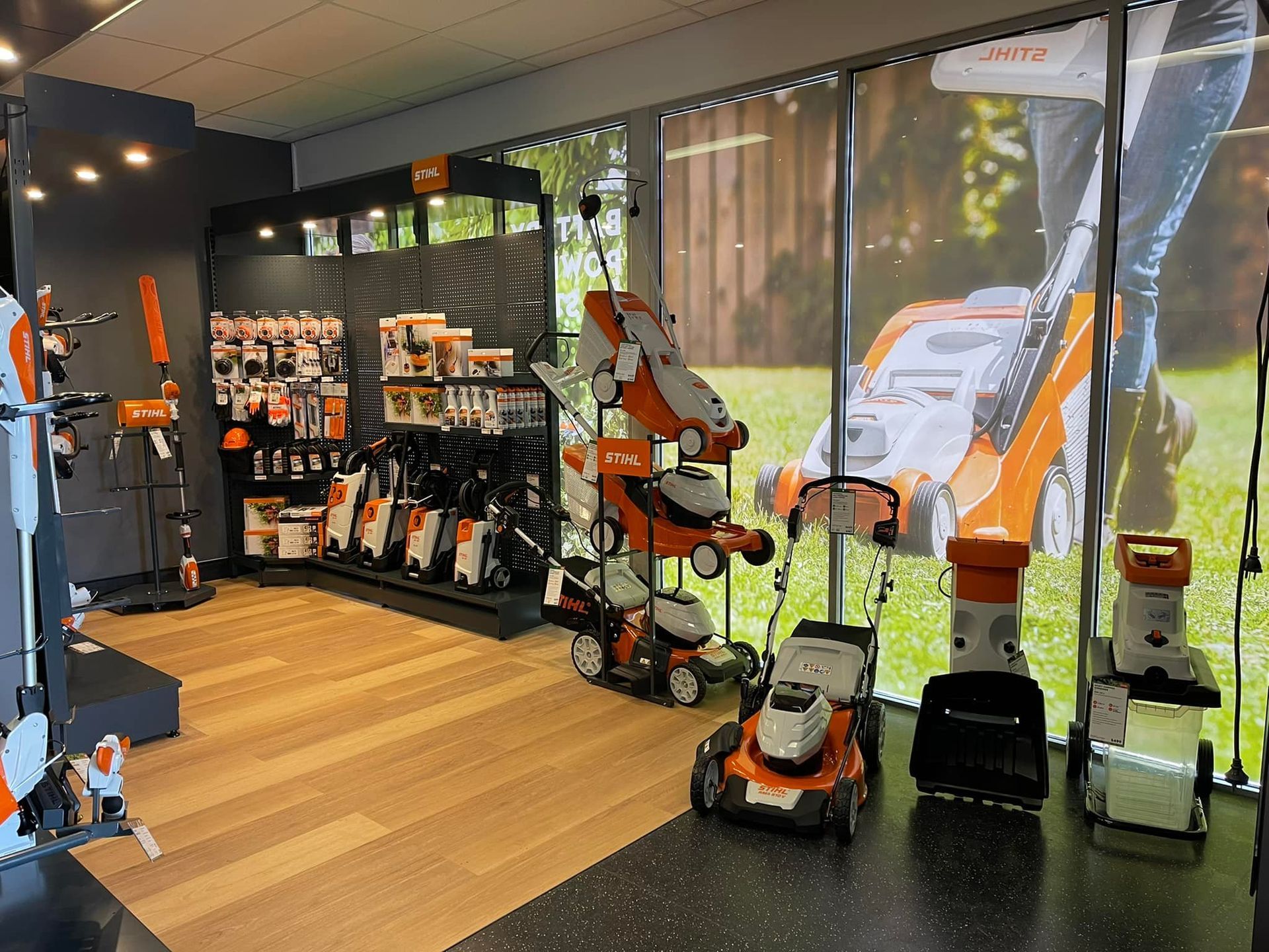 Inside Store with Many Products | Moonah, Tas | Stihl Moonah