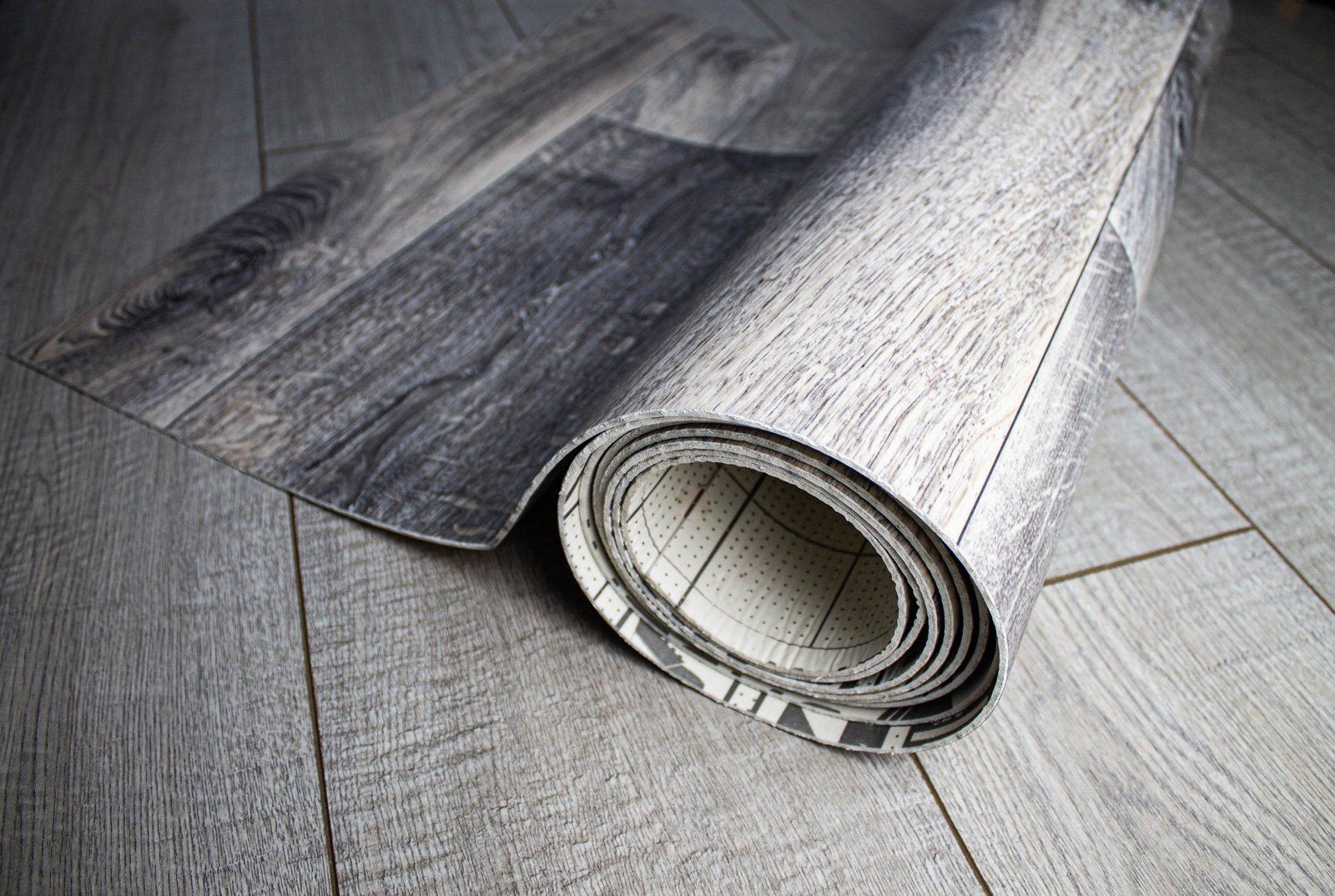Roll Of Linoleum With A Wood Texture | Kodiak, AK | The Great Alaskan Flooring Company
