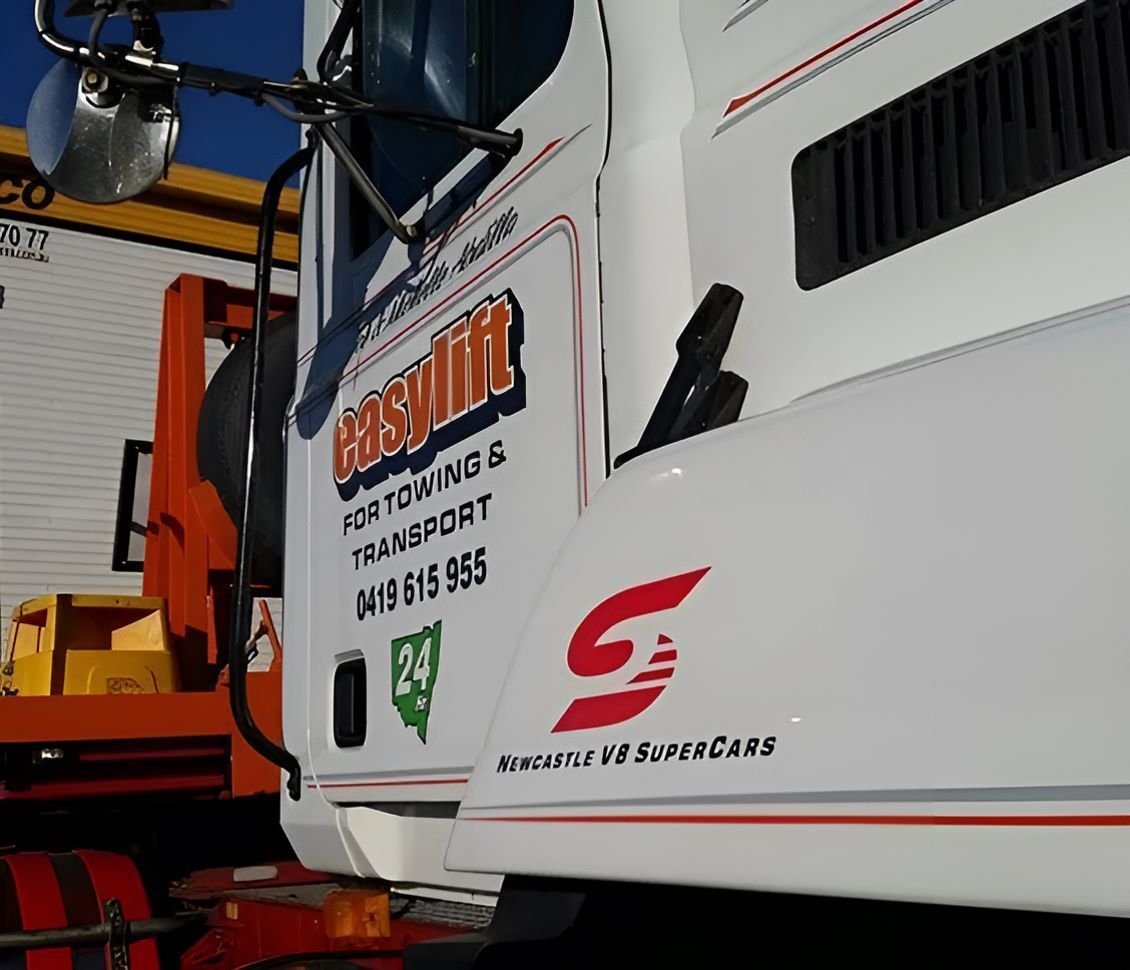 A White Truck with The Number 24 on The Side — Easylift Towing NSW Pty Ltd In Swansea, QLD