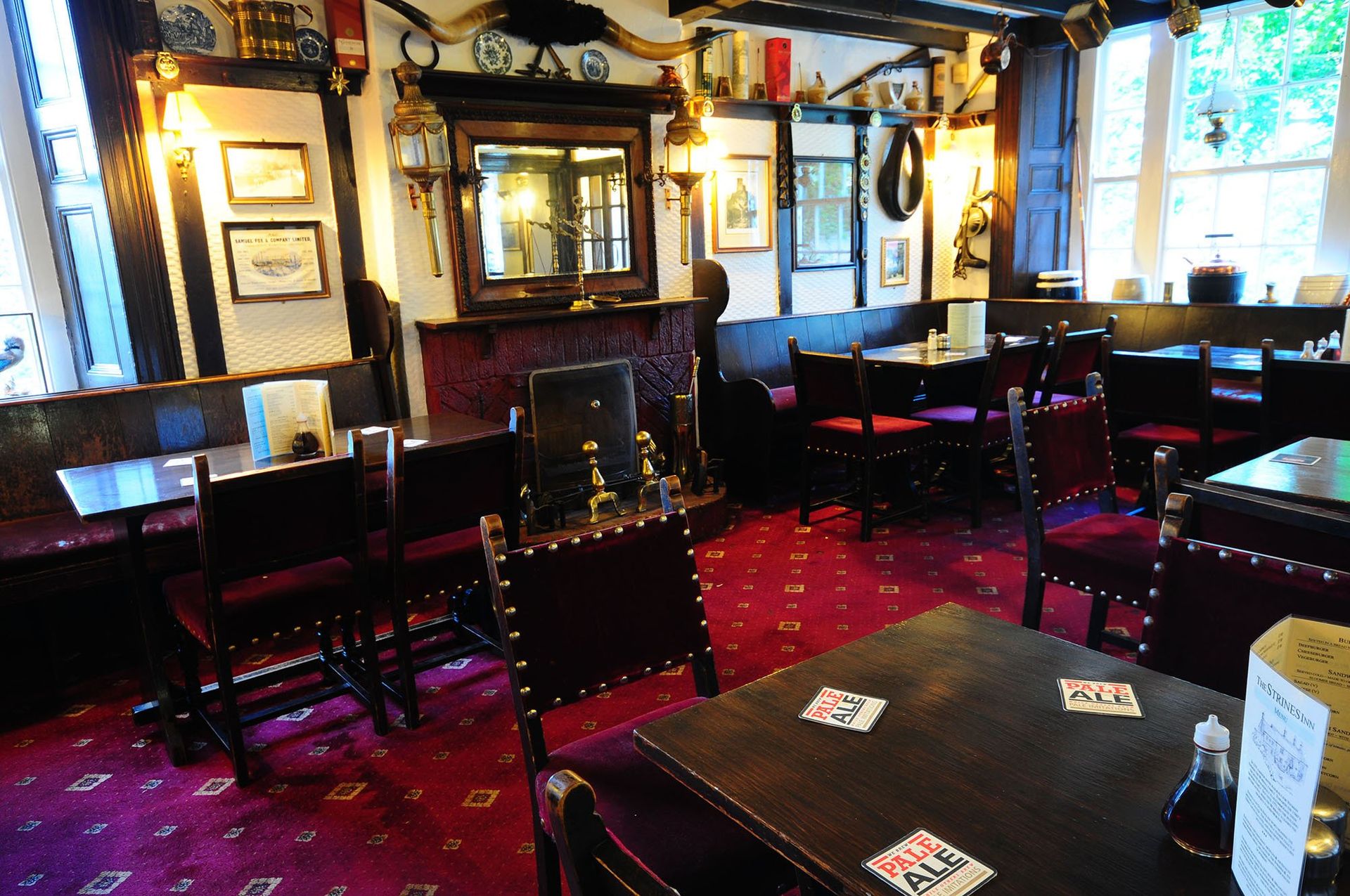 Inside our traditional pub