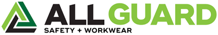A logo for all guard safety and workwear